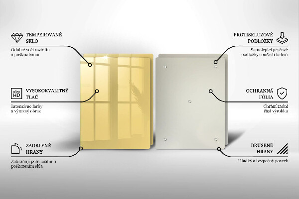 Tábua para corte Cor amarela