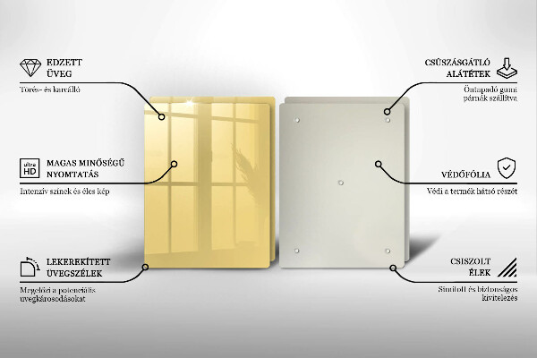Tábua para corte Cor amarela