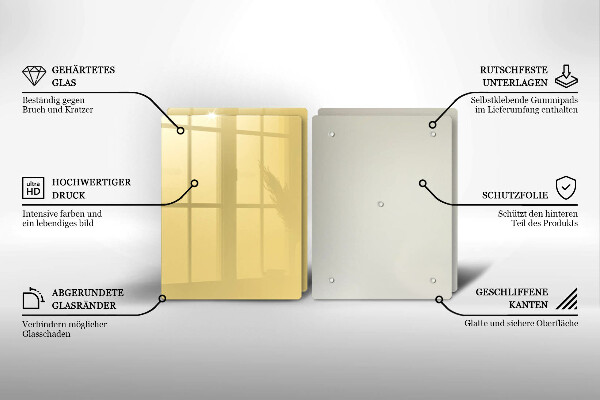 Tábua para corte Cor amarela