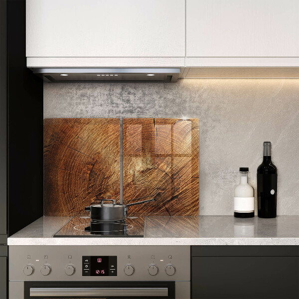 Tábua de cortar Anéis de árvores de madeira