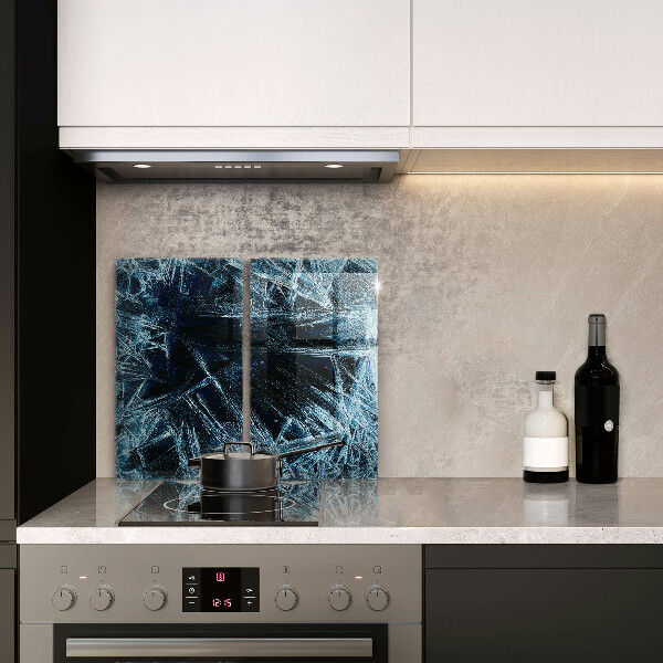 Tábua de cortar de vidro Estrutura de gelo afiada