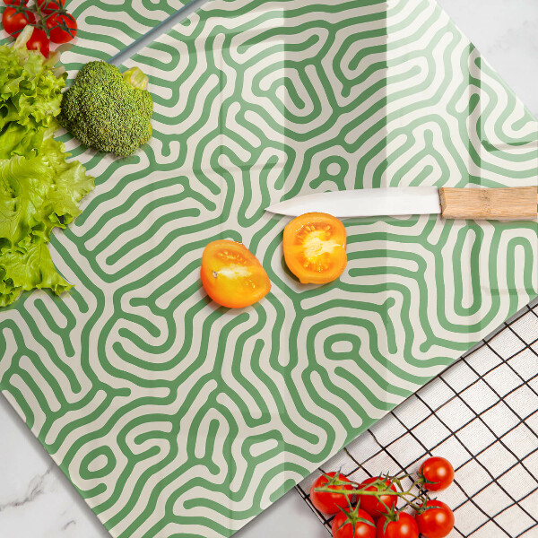 Tábua de corte Linhas abstratas