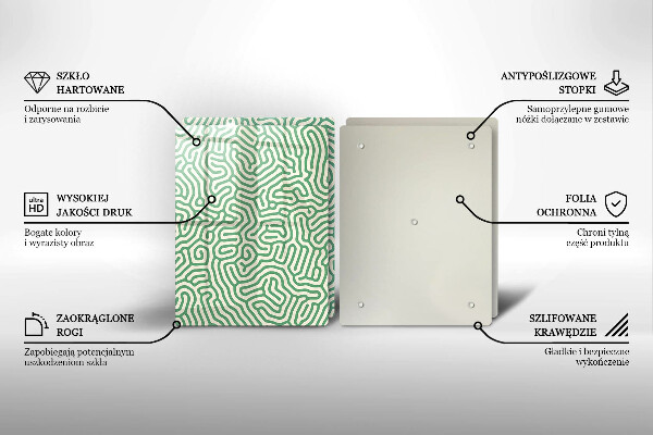 Tábua de corte Linhas abstratas