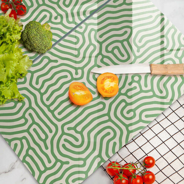 Tábua de corte Linhas abstratas