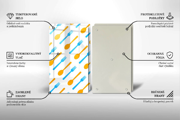 Tábua de cortar Garfos e colheres