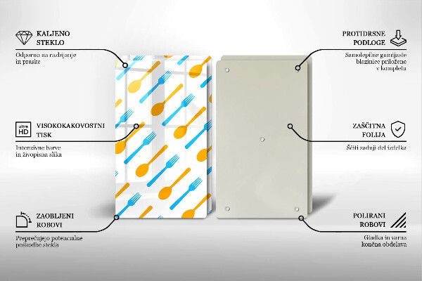 Tábua de cortar Garfos e colheres