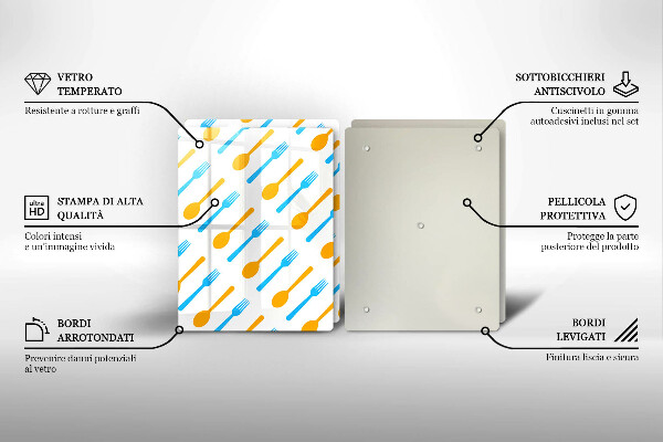 Tábua de cortar Garfos e colheres