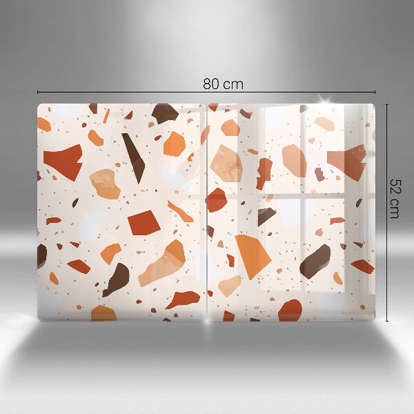 Tábua de vidro Grés decorativo