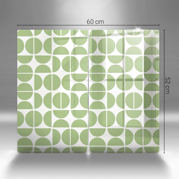 Tábua para cozinha Padrão de formas boho