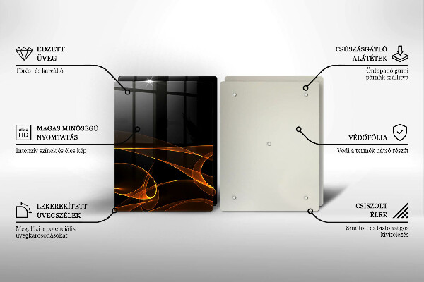 Tábua cozinha Linhas abstratas