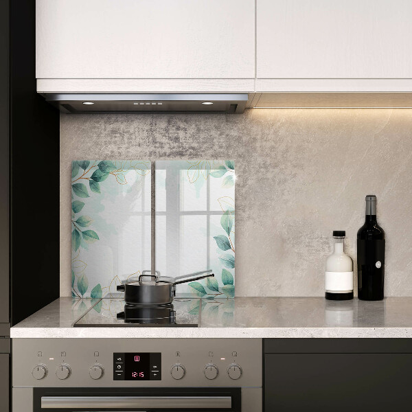 Tábua corte Folhas pintadas