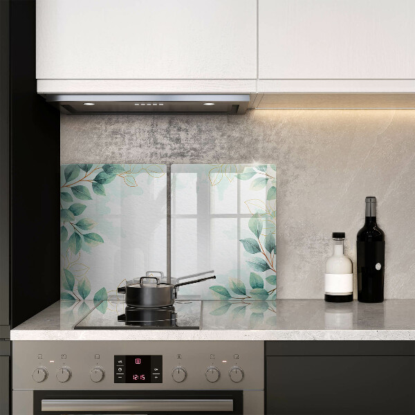 Tábua corte Folhas pintadas