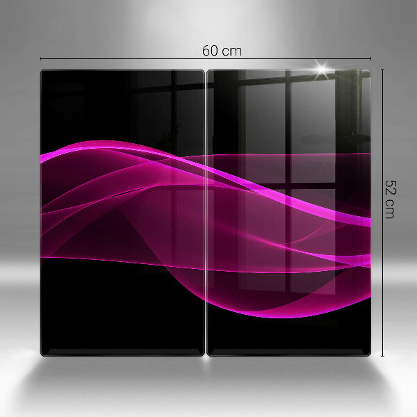 Tábua de corte Abstração rosa