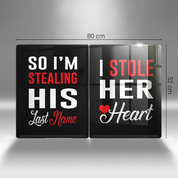 Tábua para cozinha Inscrição, frase, padrão