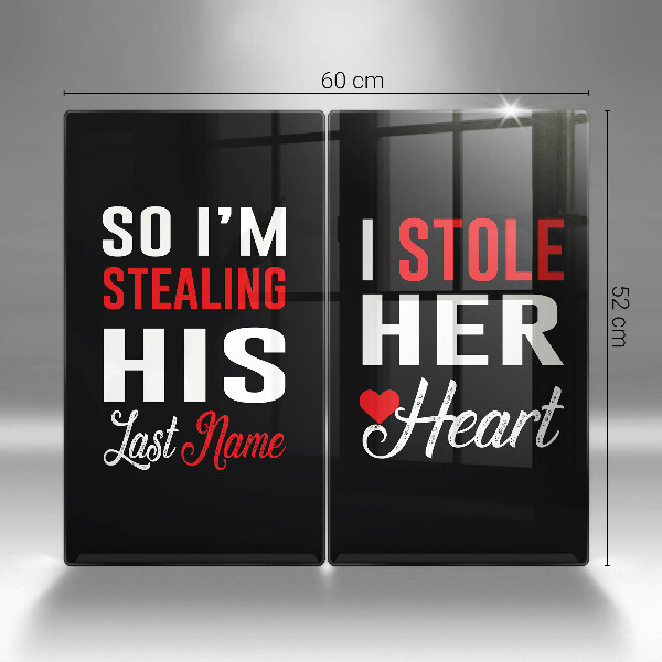 Tábua para cozinha Inscrição, frase, padrão