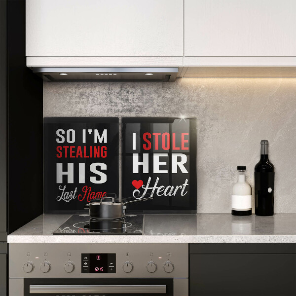 Tábua para cozinha Inscrição, frase, padrão