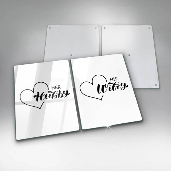 Tábua de cortar alimentos Inscrição, frase, padrão