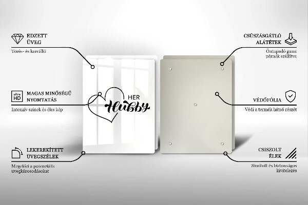 Tábua de cortar alimentos Inscrição, frase, padrão