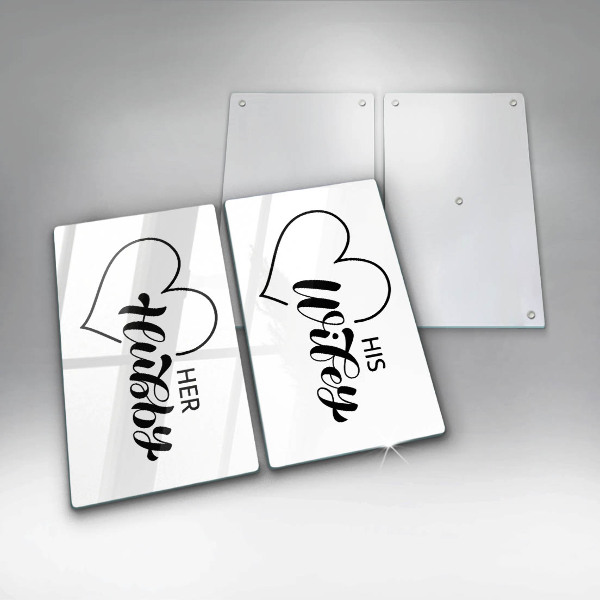 Tábua de cortar alimentos Inscrição, frase, padrão