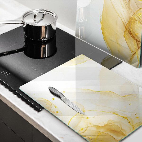 Tábua para corte Abstração dourada