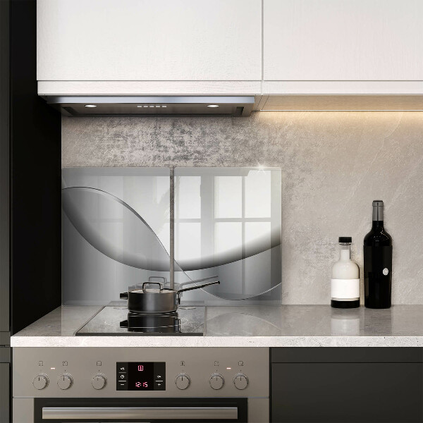 Tábua de corte de vidro Design de linhas abstratas