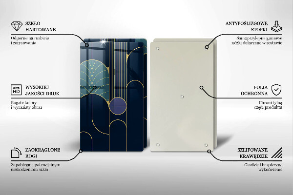 Tábua de cortar alimentos Motivo abstrato