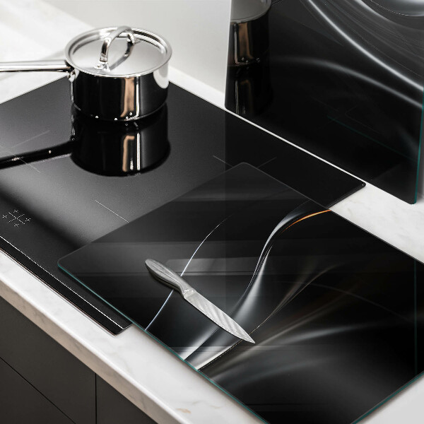 Tábua de vidro Design 3D abstrato