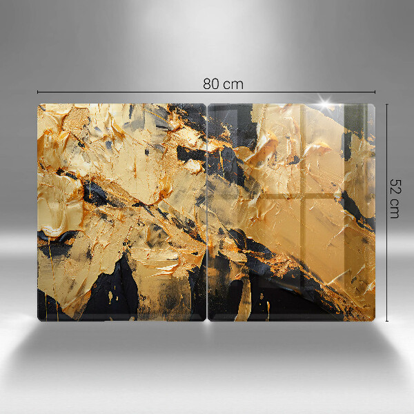 Tábua de vidro Textura de tinta elegante