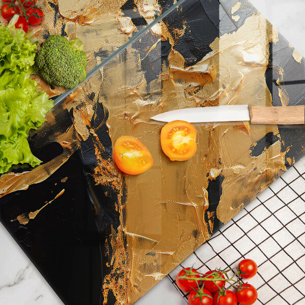 Tábua de vidro Textura de tinta elegante