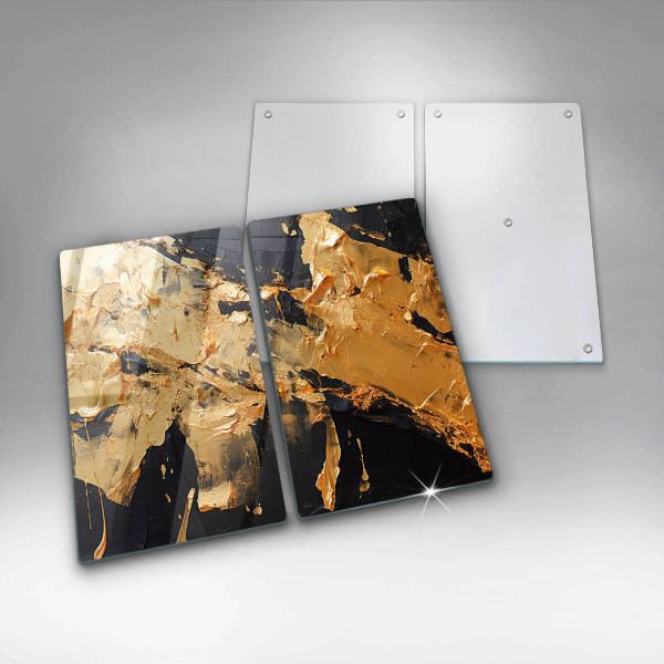 Tábua de vidro Textura de tinta elegante