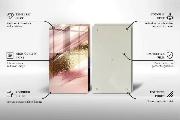 Tábua de cortar alimentos Manchas pastel