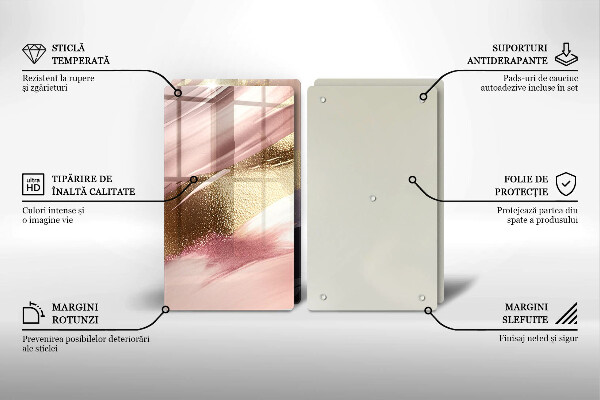 Tábua de cortar alimentos Manchas pastel