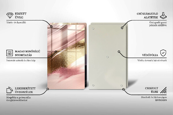 Tábua de cortar alimentos Manchas pastel