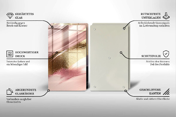 Tábua de cortar alimentos Manchas pastel