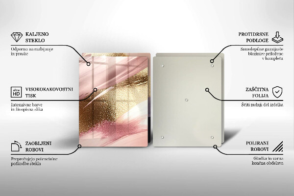 Tábua de cortar alimentos Manchas pastel