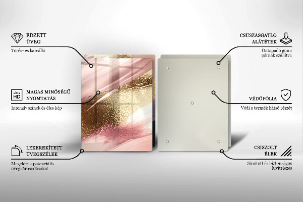 Tábua de cortar alimentos Manchas pastel