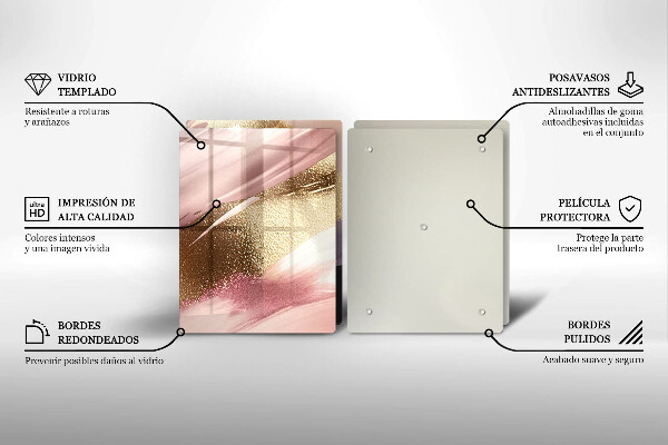 Tábua de cortar alimentos Manchas pastel