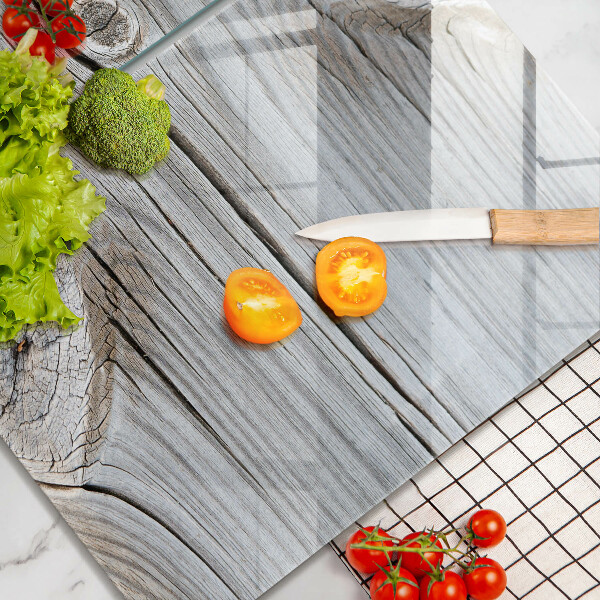 Tábua de corte de vidro Estrutura de madeira leve