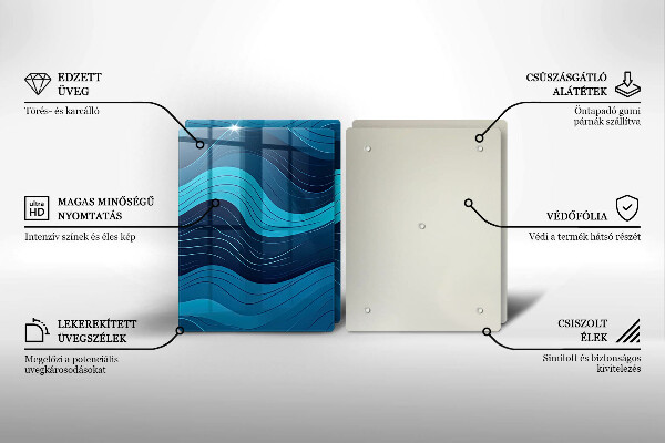 Tábua de corte Ondas abstratas