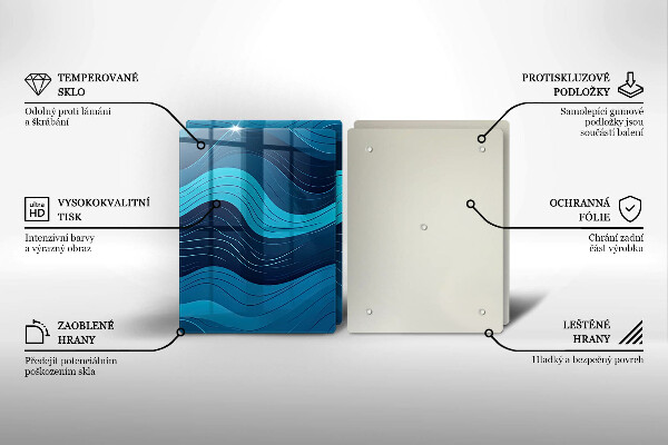 Tábua de corte Ondas abstratas