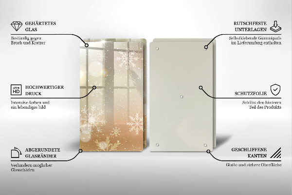 Tábua de cortar Flocos de neve