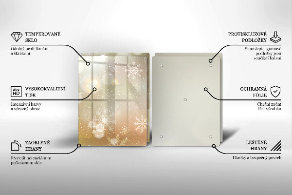 Tábua de cortar Flocos de neve