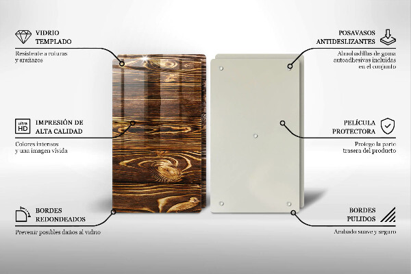 Tábua cozinha Textura de madeira