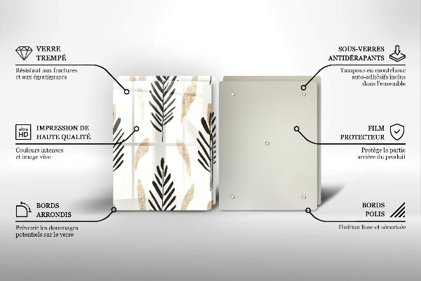 Tábua corte Plantas Boho