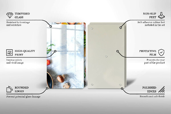 Tábua para corte Ingredientes na cozinha