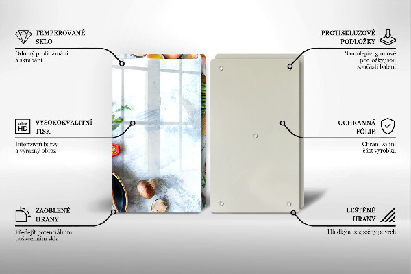 Tábua para corte Ingredientes na cozinha