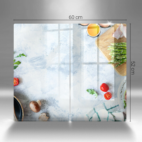 Tábua para corte Ingredientes na cozinha