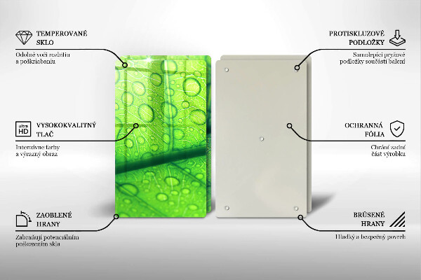 Tábua de cortar Close-up de uma folha