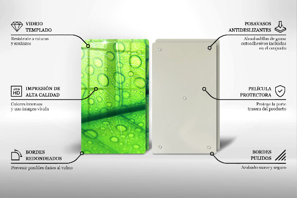 Tábua de cortar Close-up de uma folha