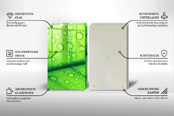 Tábua de cortar Close-up de uma folha